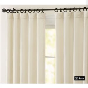 Pottery Barn Peyton Curtain Panel Set of 4